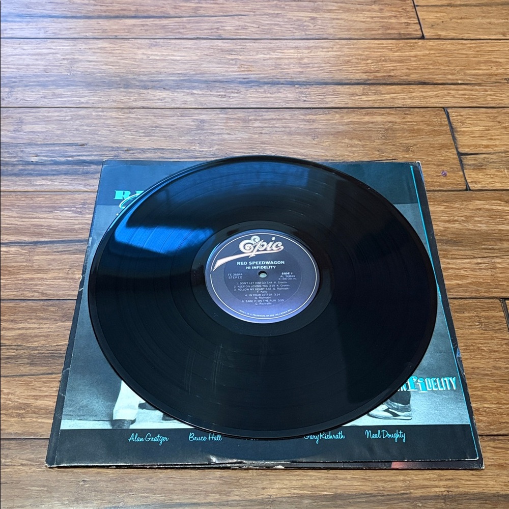 REP Speedwagon Hi Infidelity Vinyl Record LP - Picture 4 of 5